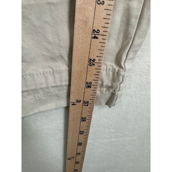Zara Parachute Pants Light tan baggy cropped barrel sz 0 - Picture 8 of 12